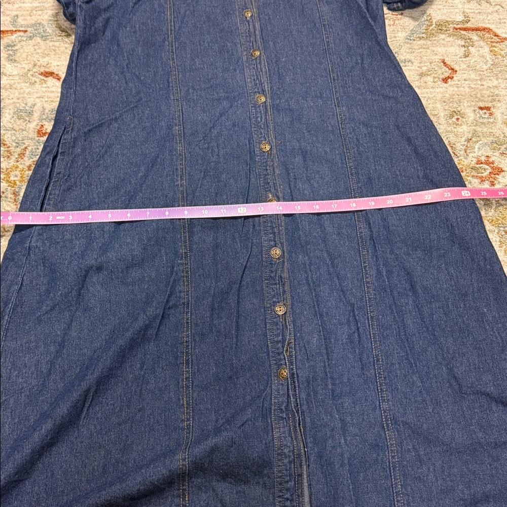 Jean Junction VTG Denim Button-Down Dress - Picture 10 of 10